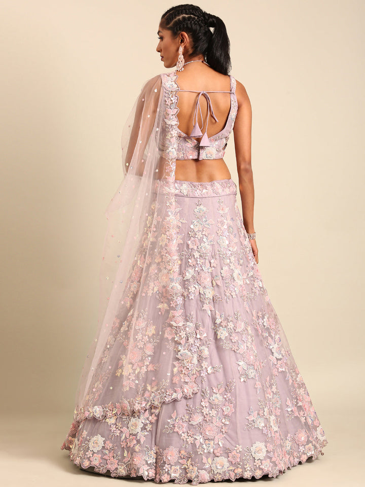 Heavy Zarkans Embroidered Net Stitched Bridal Lehenga choli