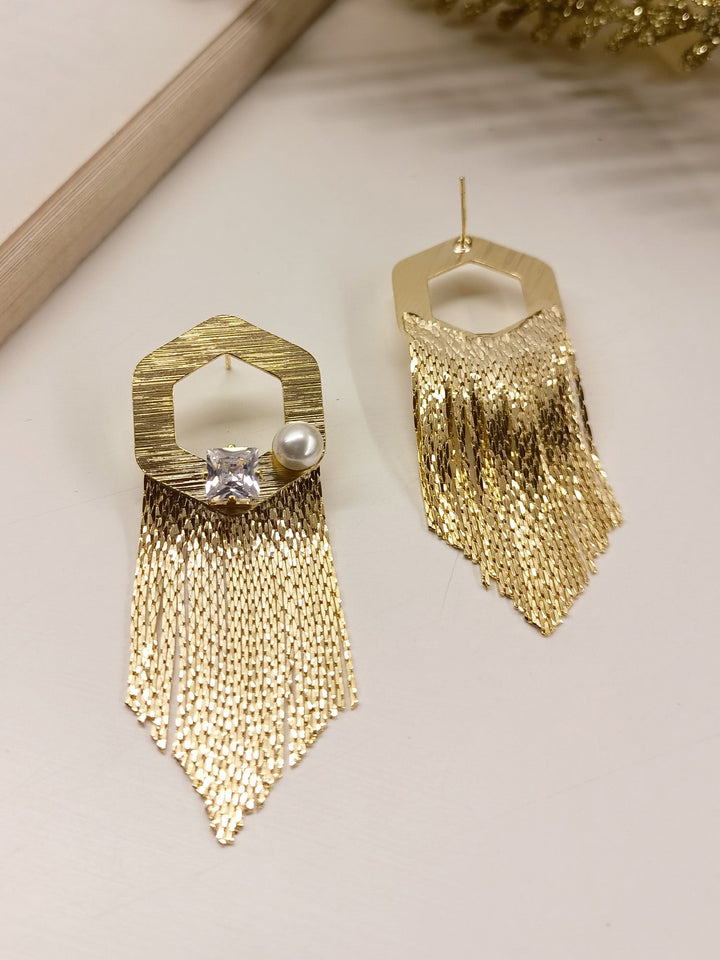 Liyana Golden Western Earrings