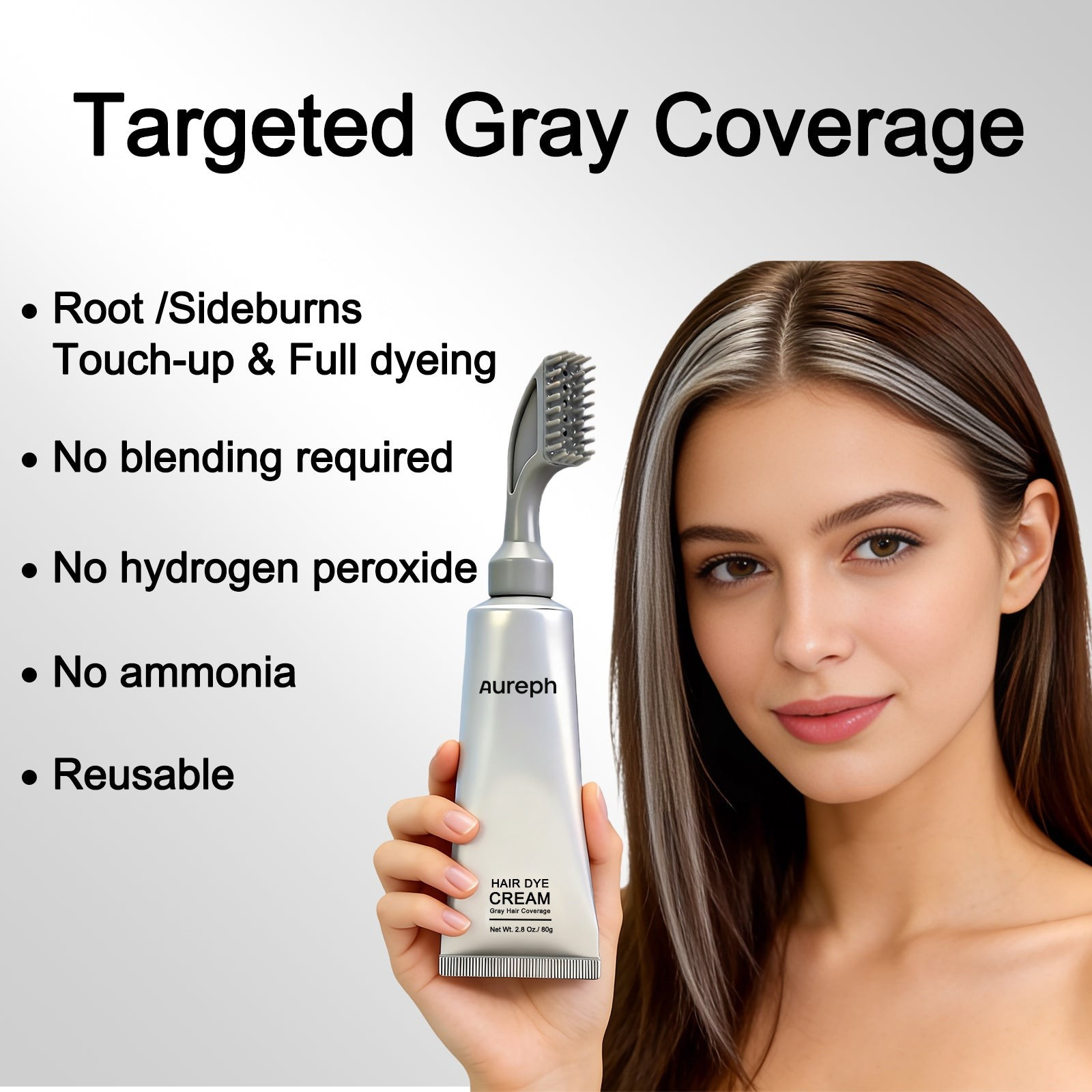Natural Comb In Anti-Graying Cream