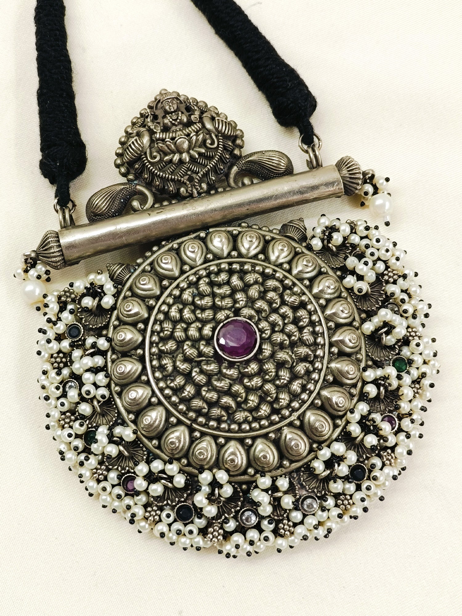 Twinking R&G Oxidized Necklace Set