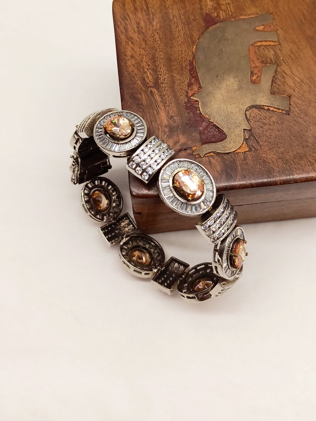 Adya Victorian Tennis Bracelet