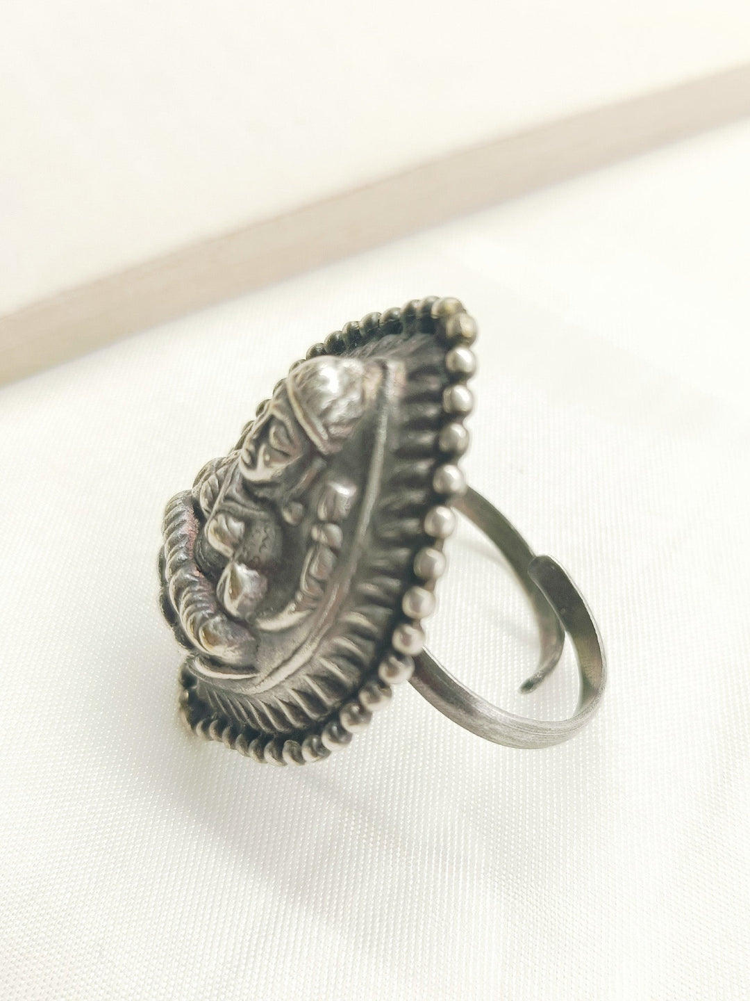 Nilma Temple Oxidized Finger Ring