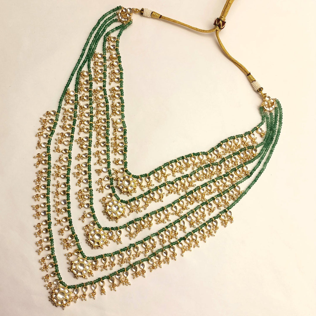 Zubera Green Layered Neckpiece