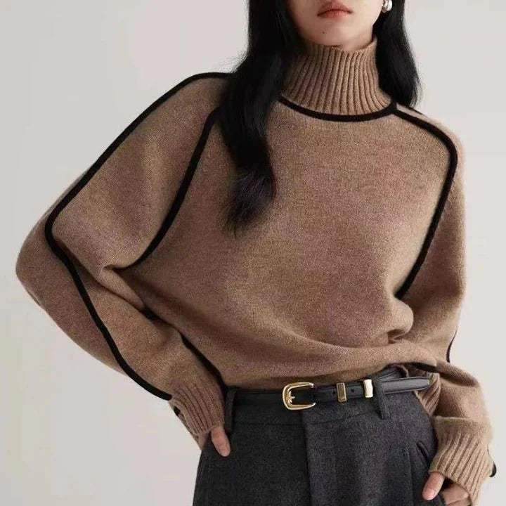 Anabella Couture Cashmere Turtleneck  - By Qivii