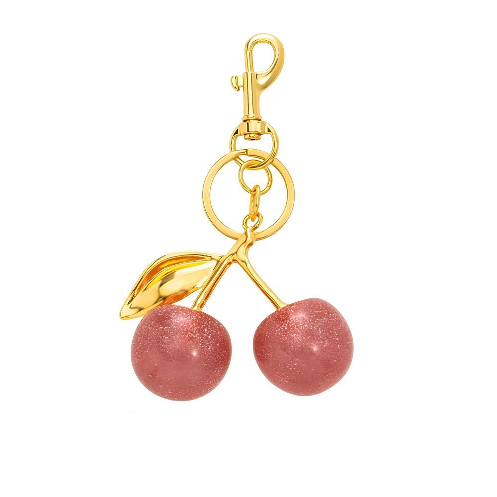 Ounamei Cute Cherry Bag Charm Keychain for Handbags & Keys