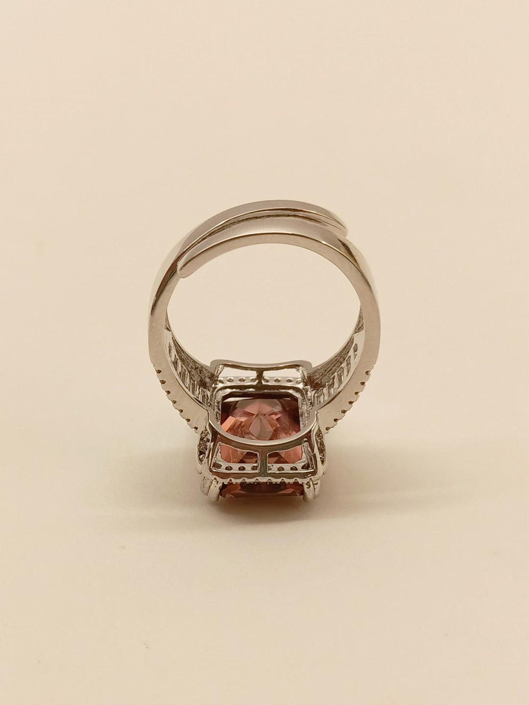  Beautiful Nadezdha Rosewood American Diamond Finger Ring featuring elegant rosewood and dazzling American diamonds