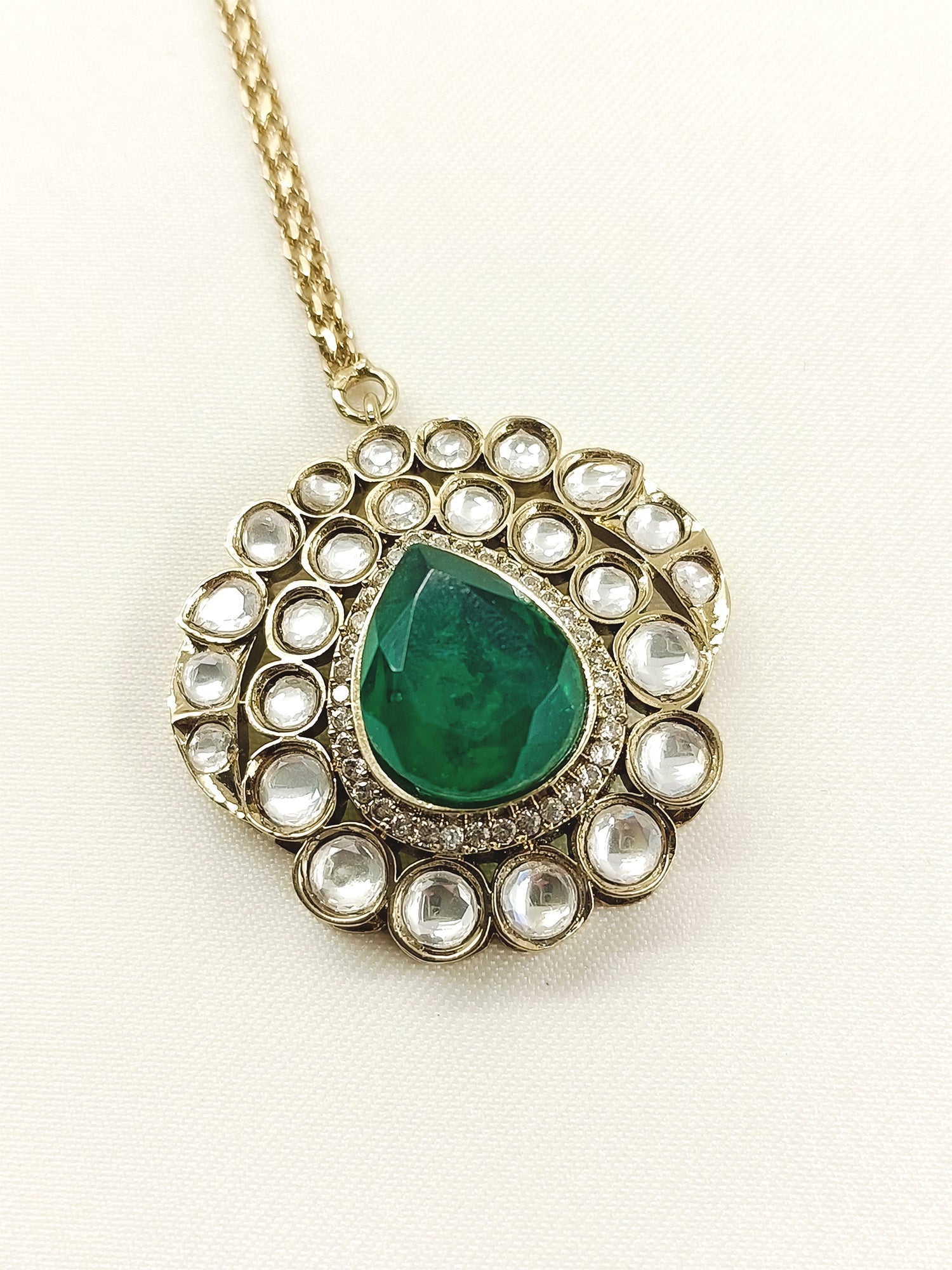 Deepshikha Green Victorian Bridal Set