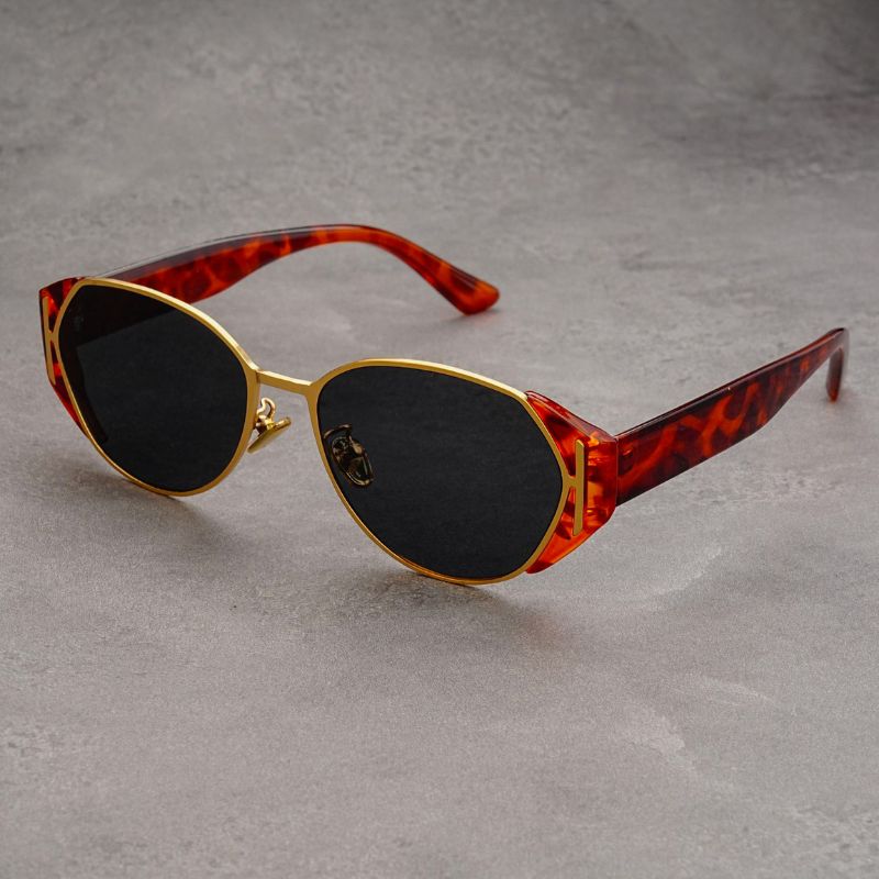 Harrington Oval Retro Shades  - By Qivii
