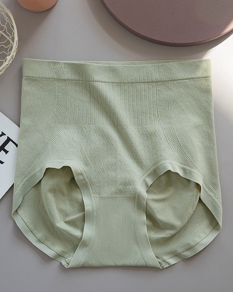 Women's Soft Stretch Butt Lift Briefs Seamless Pure Cotton Bottom Crotch Underwear  - By Qivii