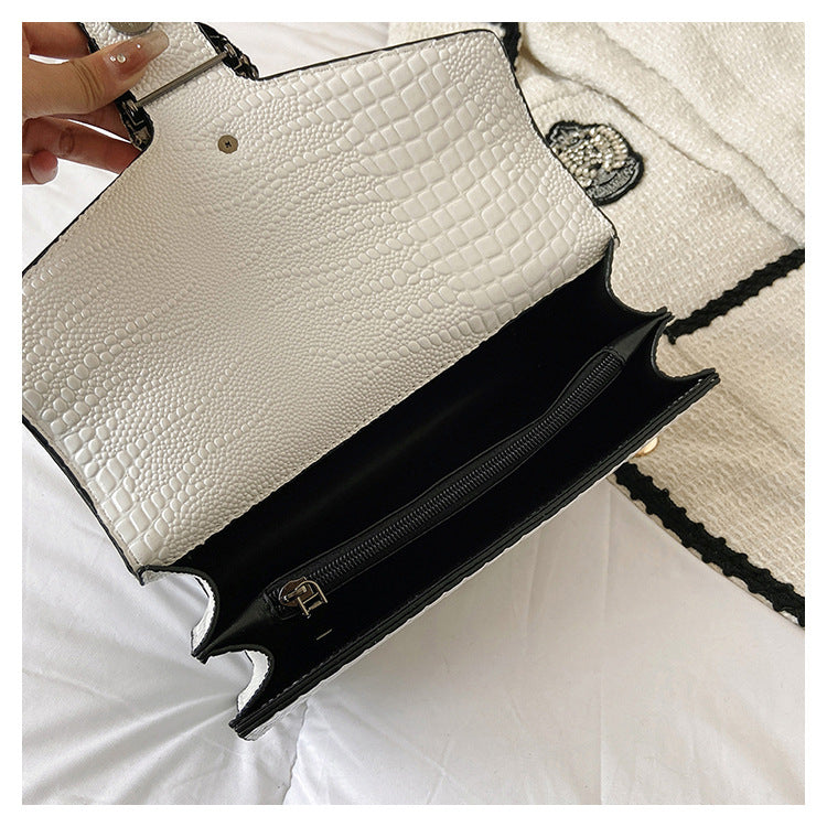 Women's Chain Flap Bag - Trendy PU Leather Shoulder & Crossbody Purse