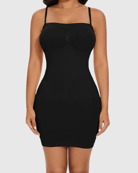 Seamless Shapewear Body Shaper Slip Under Dresses for Women  - By Qivii