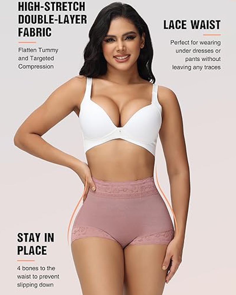Shapshe® Women Lace Classic Body Shaper Butt Lifter Panty Smoothing Brief  - By Qivii