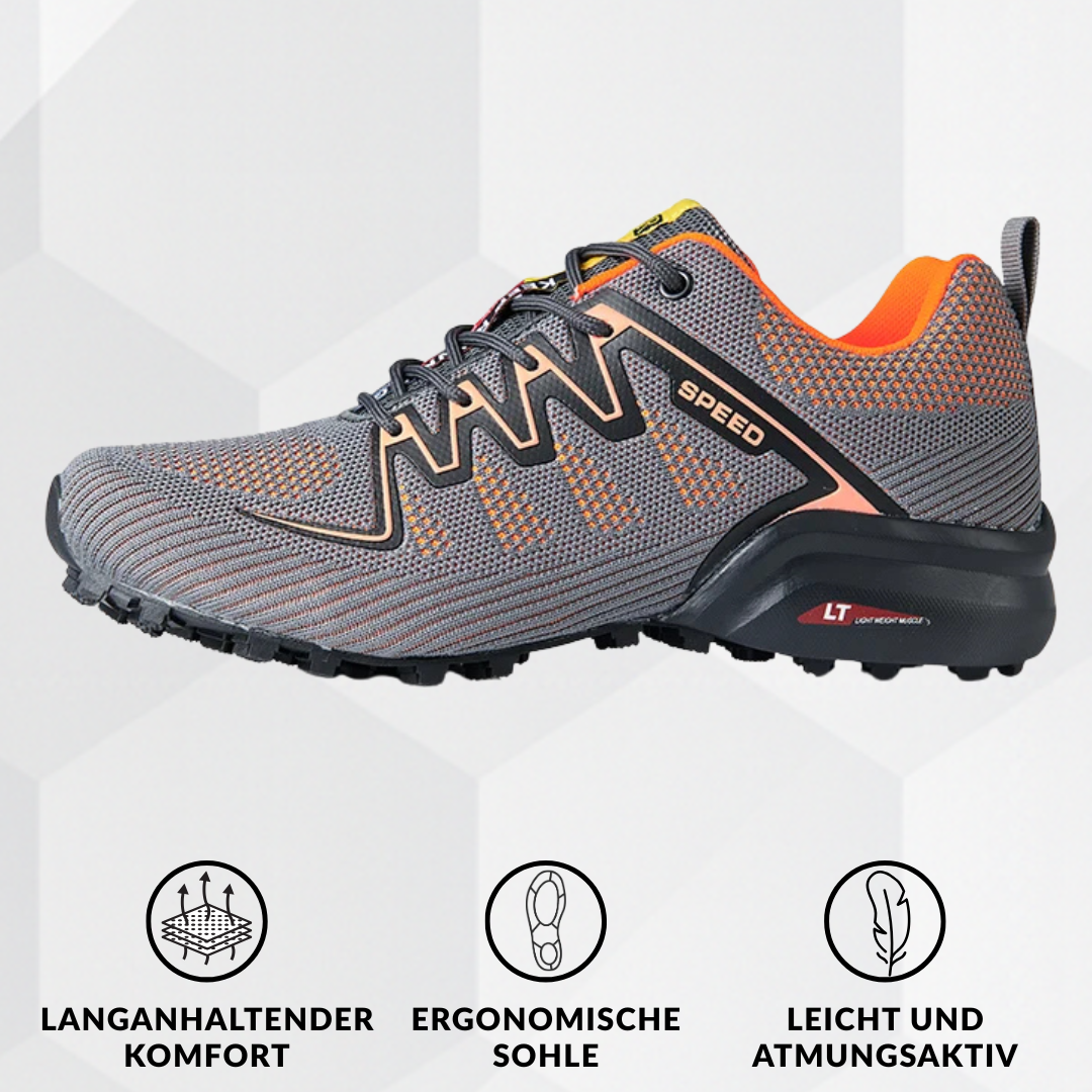 TopTrail - Ergonomischer schmerzlindernder Wanderschuh  - By Qivii