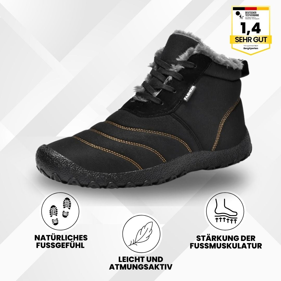OrthoWarm - Schmerzlindernde, wasserabweisende & gefütterte Barfußschuhe  - By Qivii