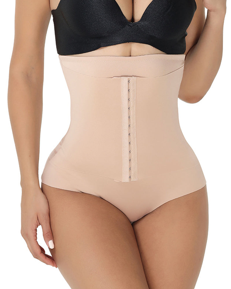 High-waisted Tummy Control Breathable Mesh Panties Shorts  - By Qivii