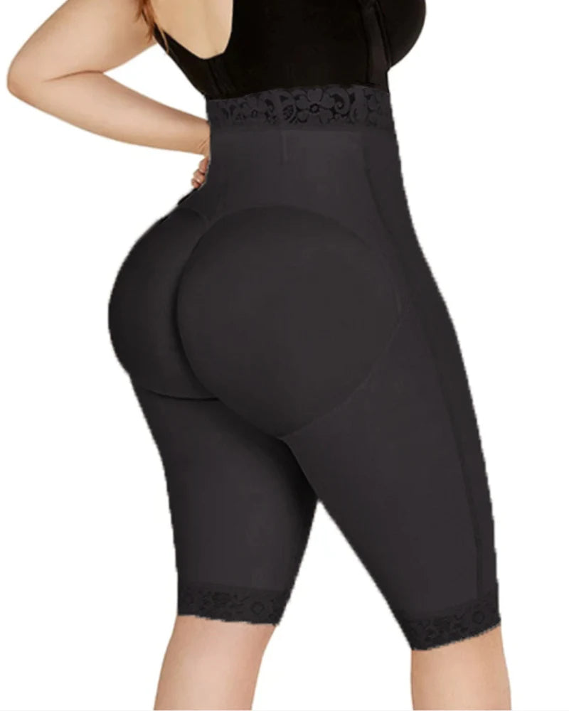Shapshe® Double Compression High-Waisted Butt Lifting Shorts Knee Short  - By Qivii