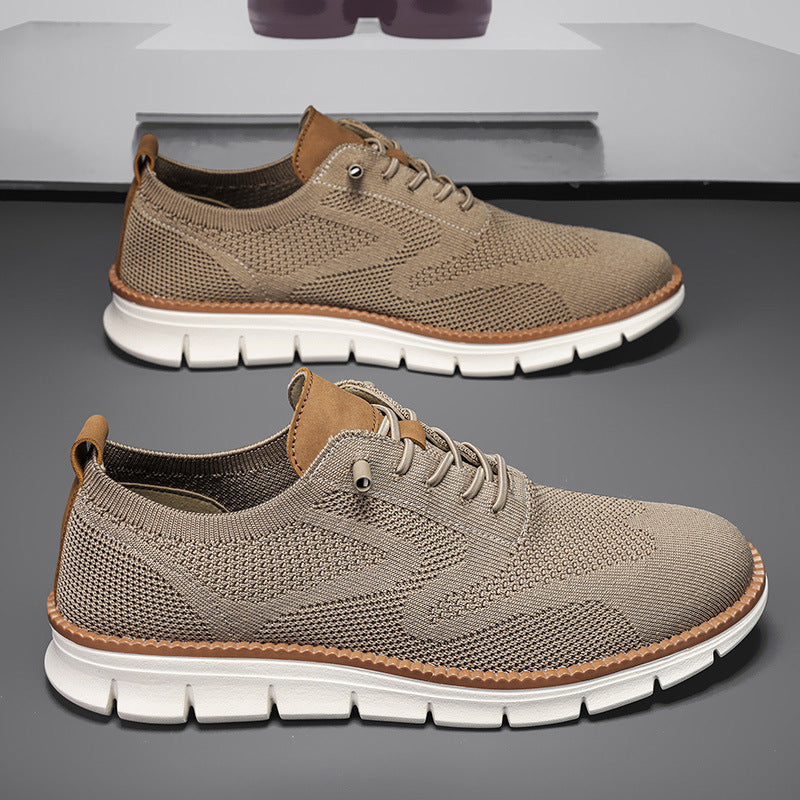 Men's AeroStitch Urban - Extended Fit Knit Mesh - Fashion Sneakers with Breathable Upper & Contrast Stitching