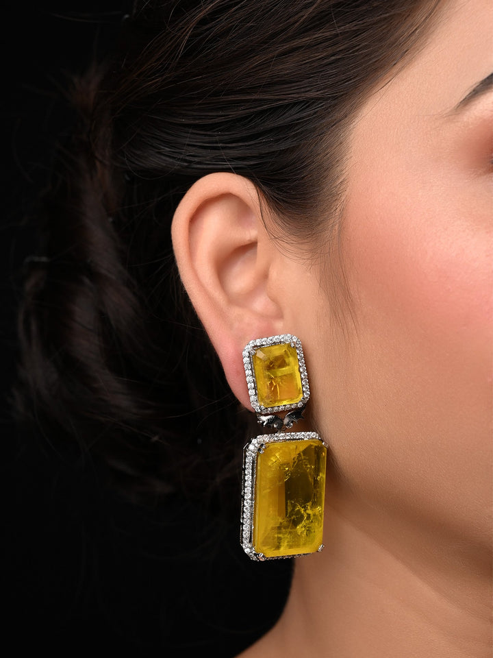 Oslo Yellow Doublet Earrings