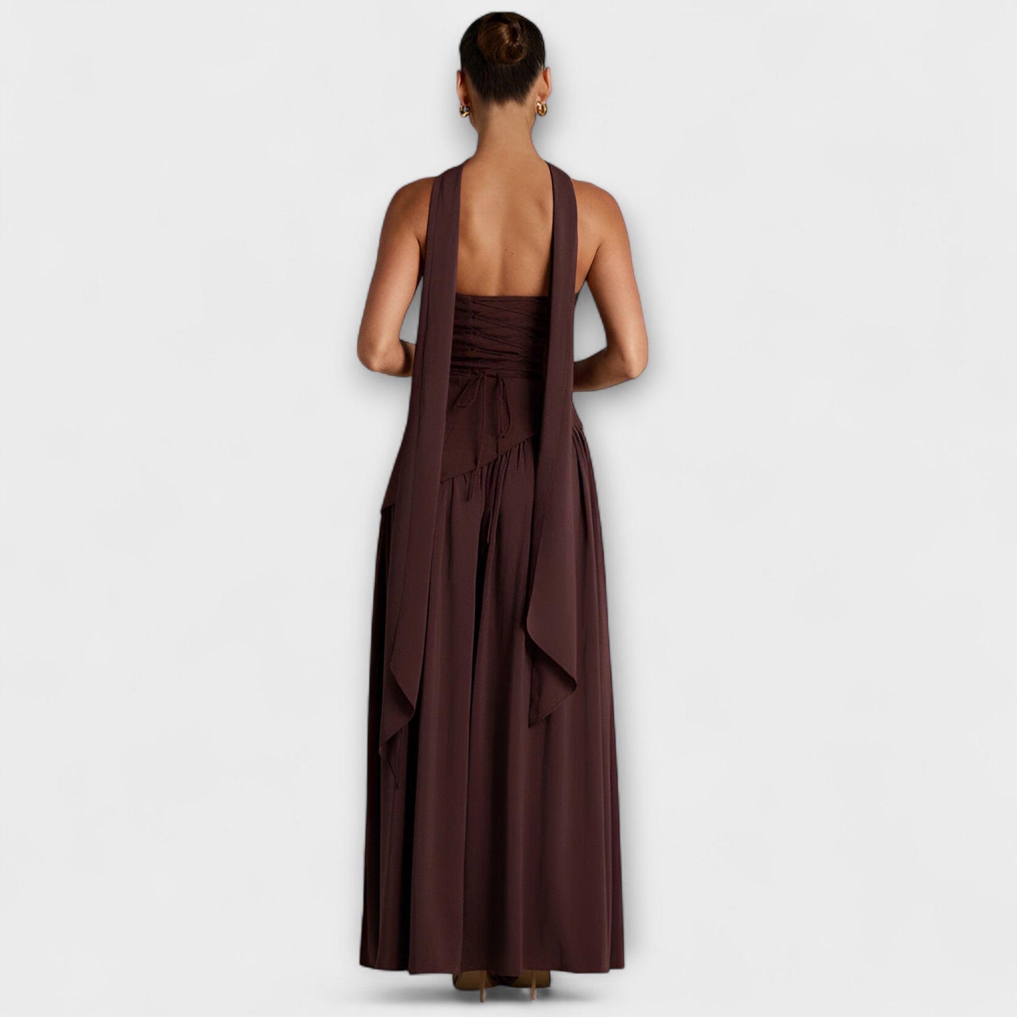 Ada - Elegante Maxi Jurk  - By Qivii