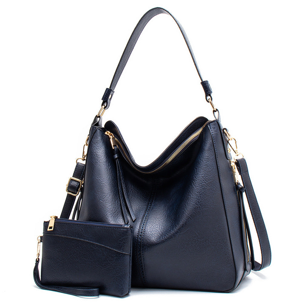 Ounamei Vegan Leather Hobo Tote Bag for Women | Large Capacity Shoulder Handbag with Adjustable Crossbody Strap