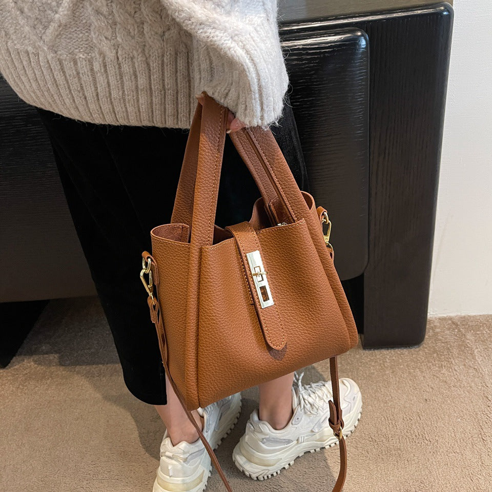 Women's Vintage Boho Bucket Bag – Artisan Luxury Convertible Crossbody Purse