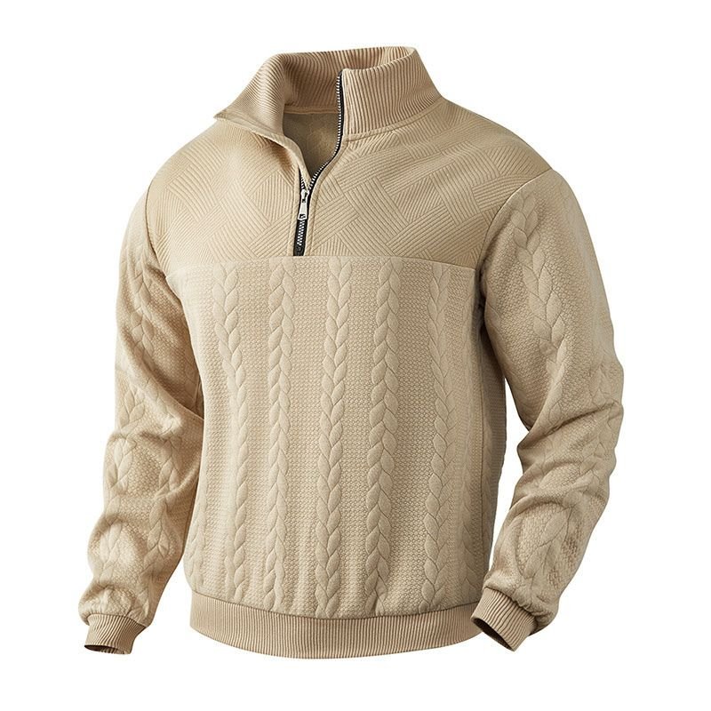 Brooks Jacquard Knit Sweater  - By Qivii
