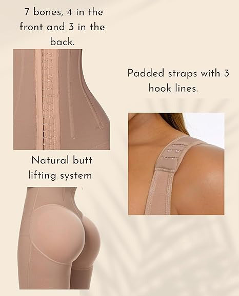 Shapshe® Colombian Full Body High Compression Fajas Post Surgery Shapewear  - By Qivii
