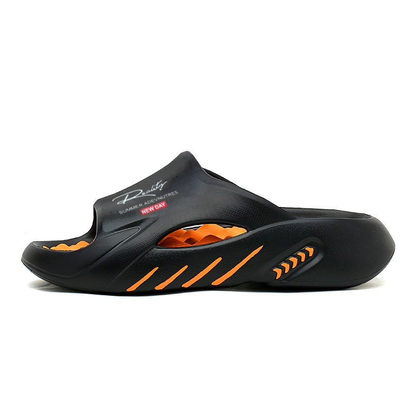 Unisex Atlas Logo Slides – Street Style Cushioned Anti-Slip Beach Sandals (US 5–12.5)