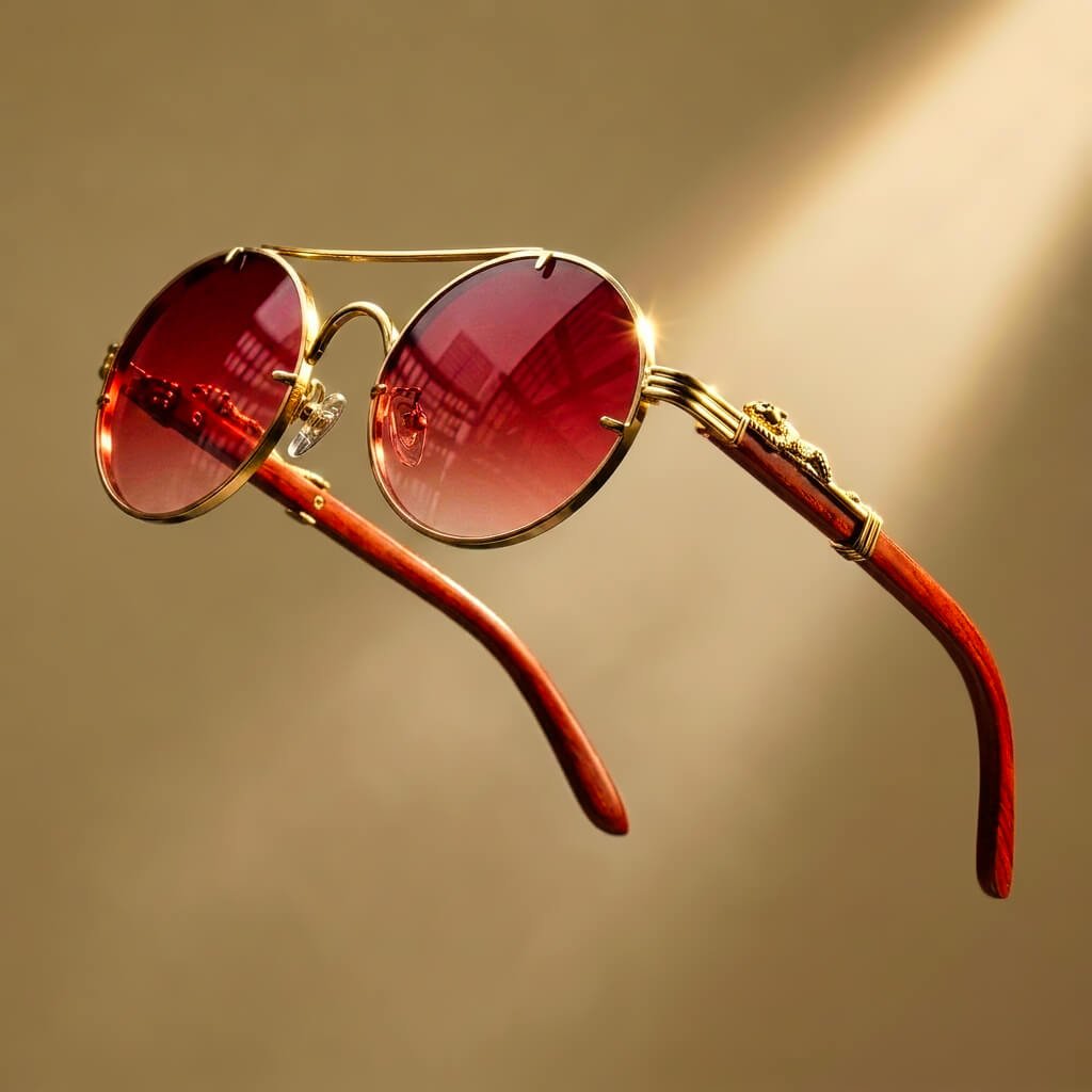 Jaguara Wooden Retro Shades  - By Qivii