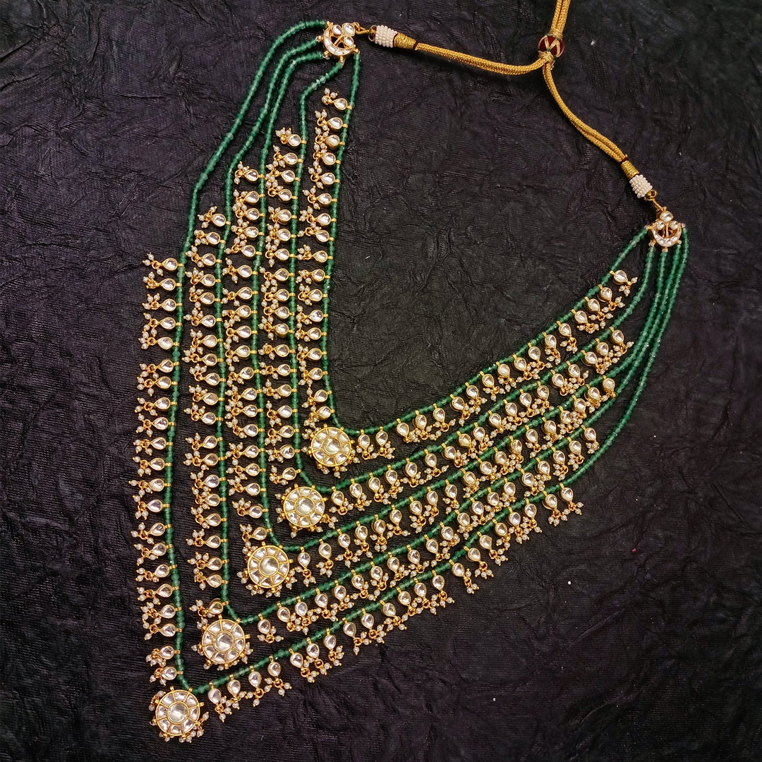 Zubera Green Layered Neckpiece