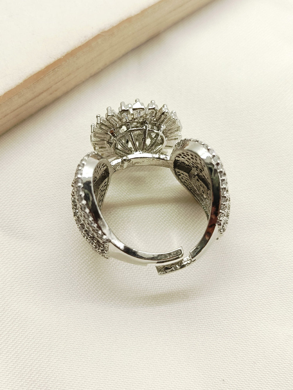  Elegant Taylor American Diamond Finger Ring with intricate design and stunning sparkle