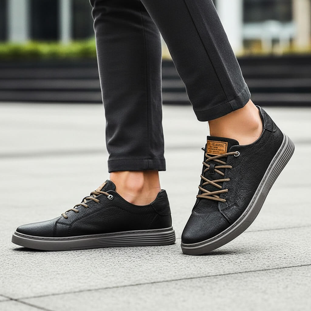 Mazzarini Italian Leather Sneakers  - By Qivii