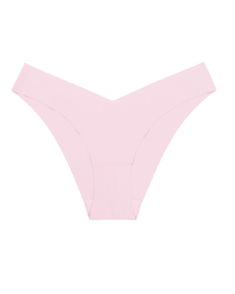 Sexy Ice Silk Low-Rise Panties Seamless Multicolor Briefs Lingerie  - By Qivii