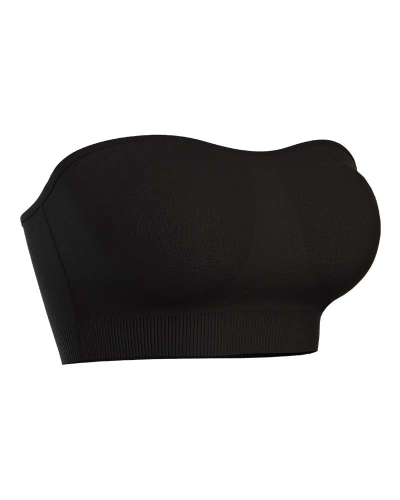 Women Strapless Push up Bra without Steel Ring Seamless tube top  - By Qivii