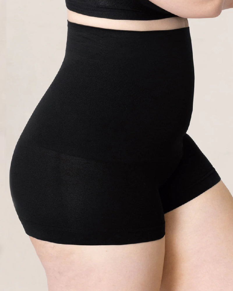 Women's High Waisted Tummy Control Back Smoothing Shaper Boyshorts  - By Qivii