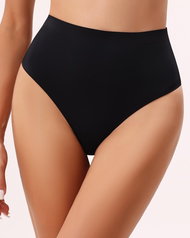 Women's Seamless Mid-Rise Shaping Thong  - By Qivii