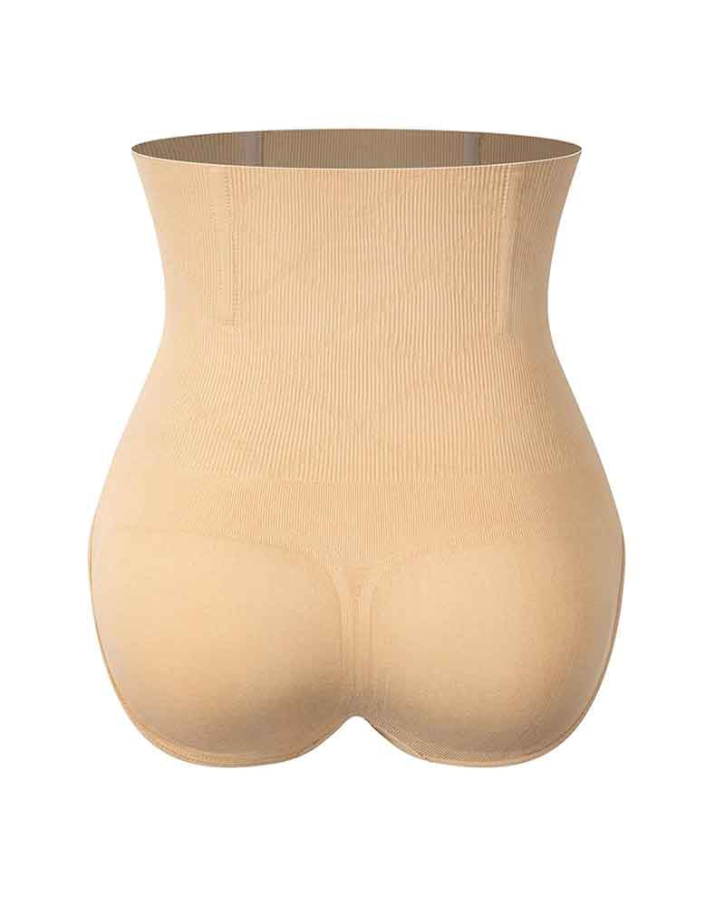 High Waist Butt Lift Shaping Briefs Seamless Tummy Control Shapewear Panties  - By Qivii