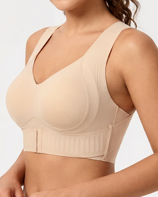 Posture Support Wireless Deep V Shaping Bra