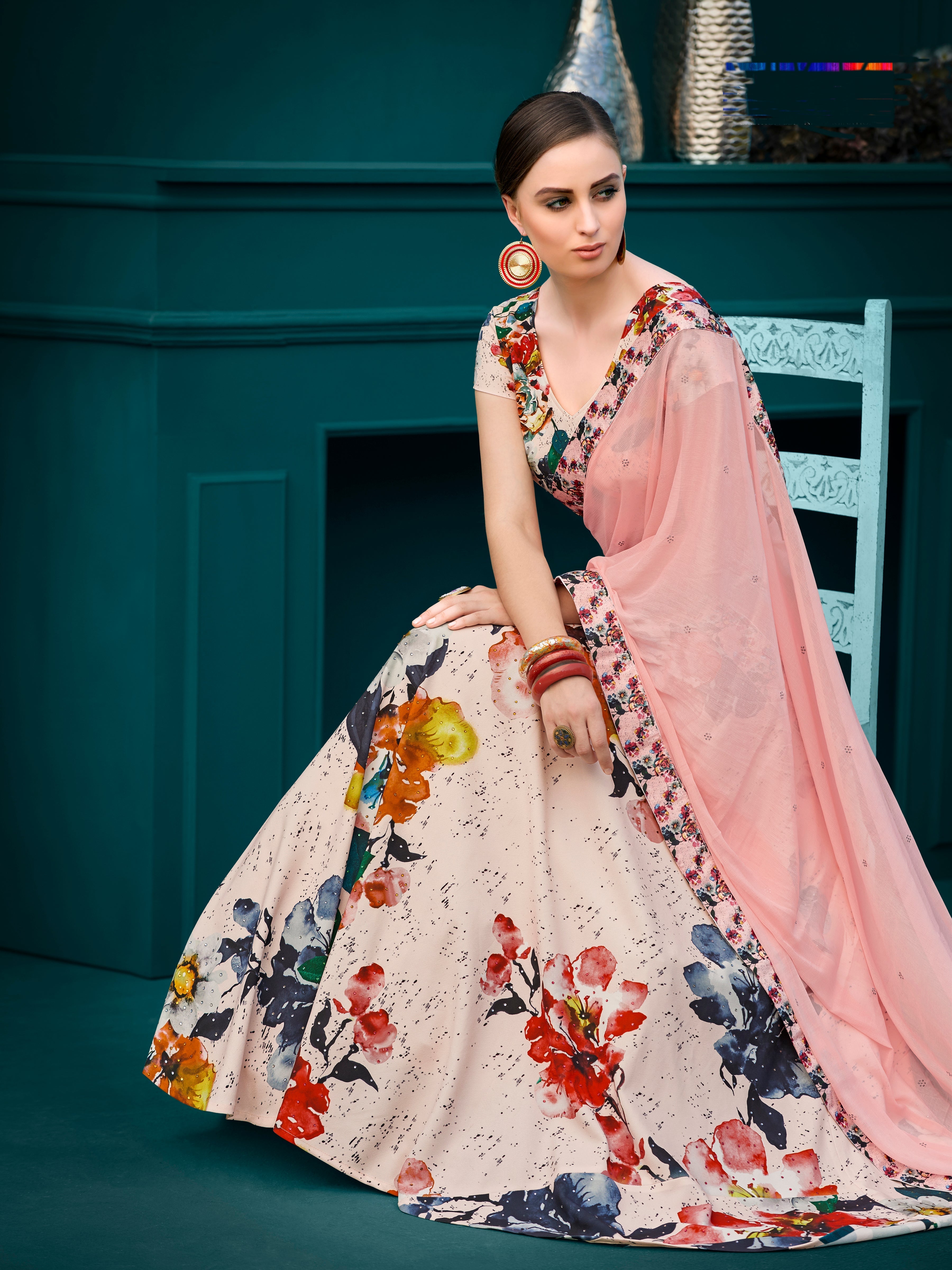 Spring Fling Lehenga - qivii