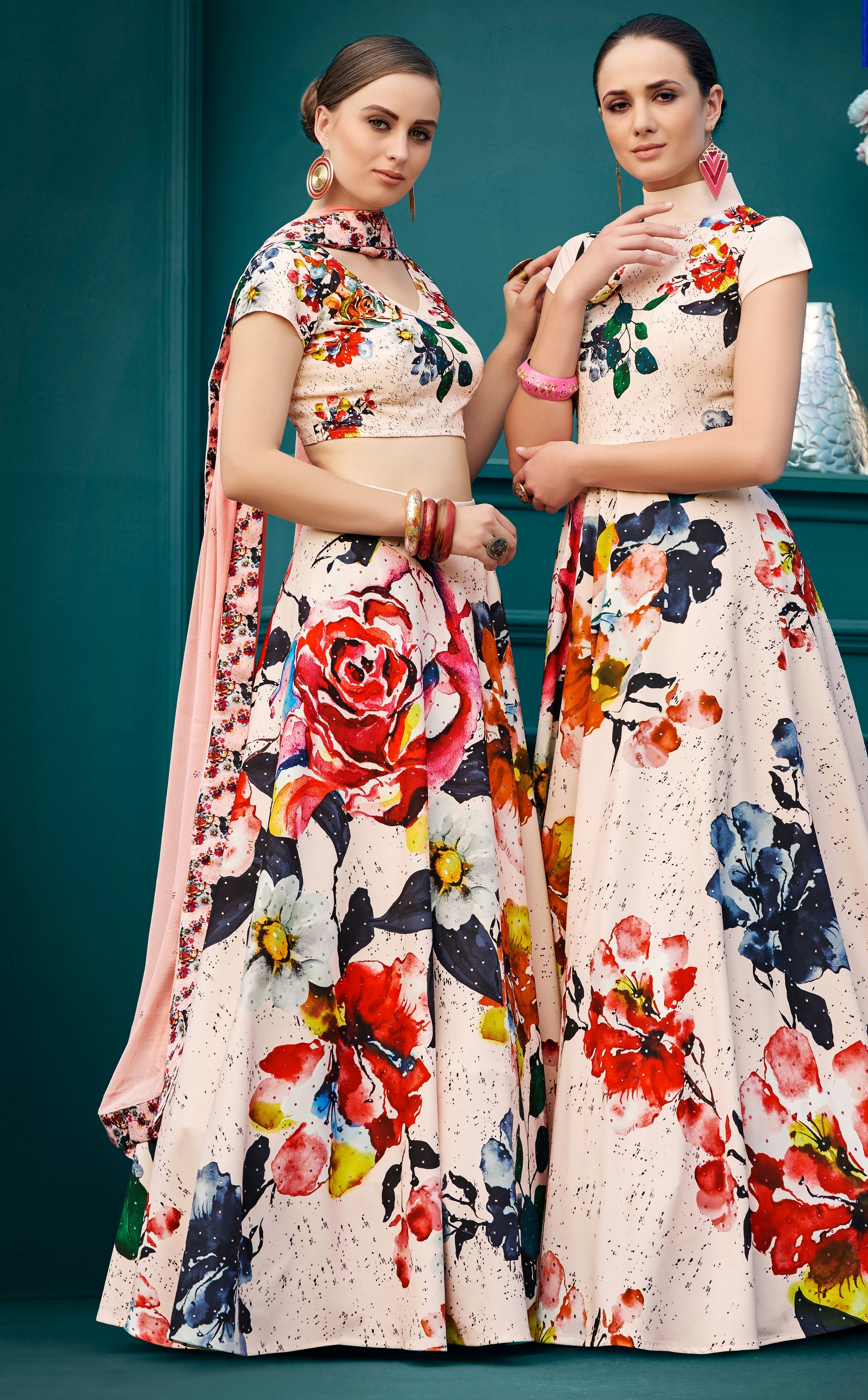 Spring Fling Lehenga - qivii