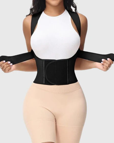 Shapshe® Back Brace Posture Corrective Vest Waisttrainer  - By Qivii