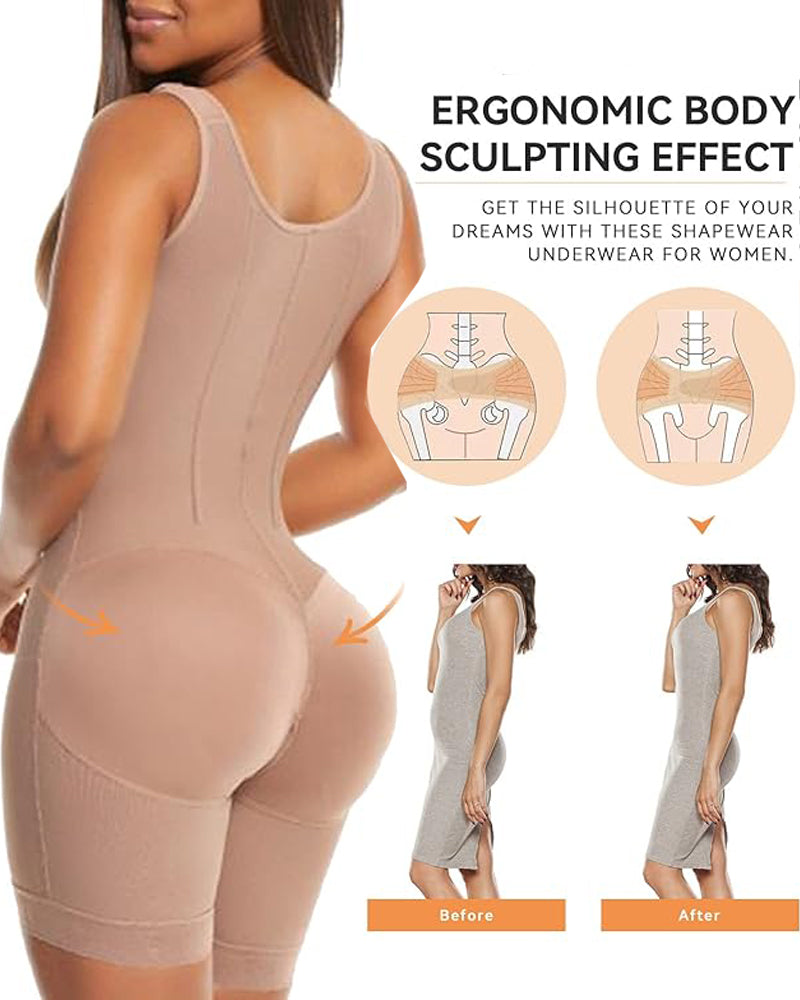 Shapshe® Compression Garment Short Shapewear For Women With Bra  - By Qivii