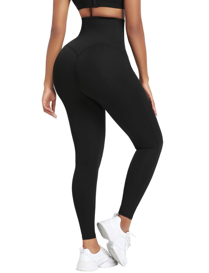 High Compression Butt Lifting Wide Waistband Shaper Leggings  - By Qivii