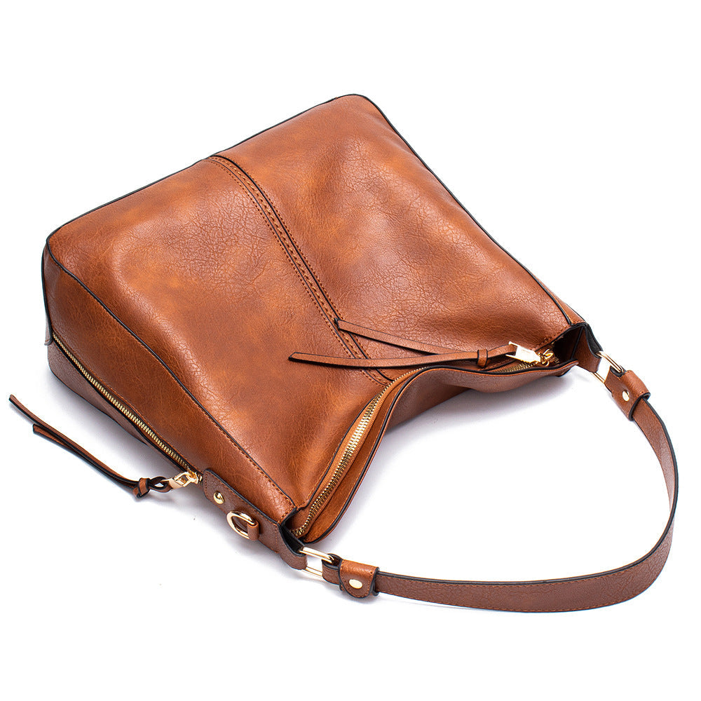 Ounamei Vegan Leather Hobo Tote Bag for Women | Large Capacity Shoulder Handbag with Adjustable Crossbody Strap
