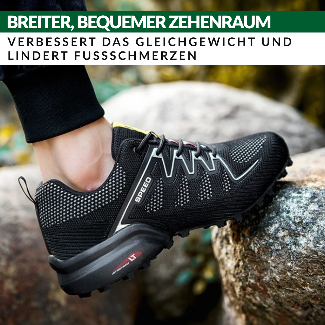 TopTrail - Ergonomischer schmerzlindernder Wanderschuh  - By Qivii