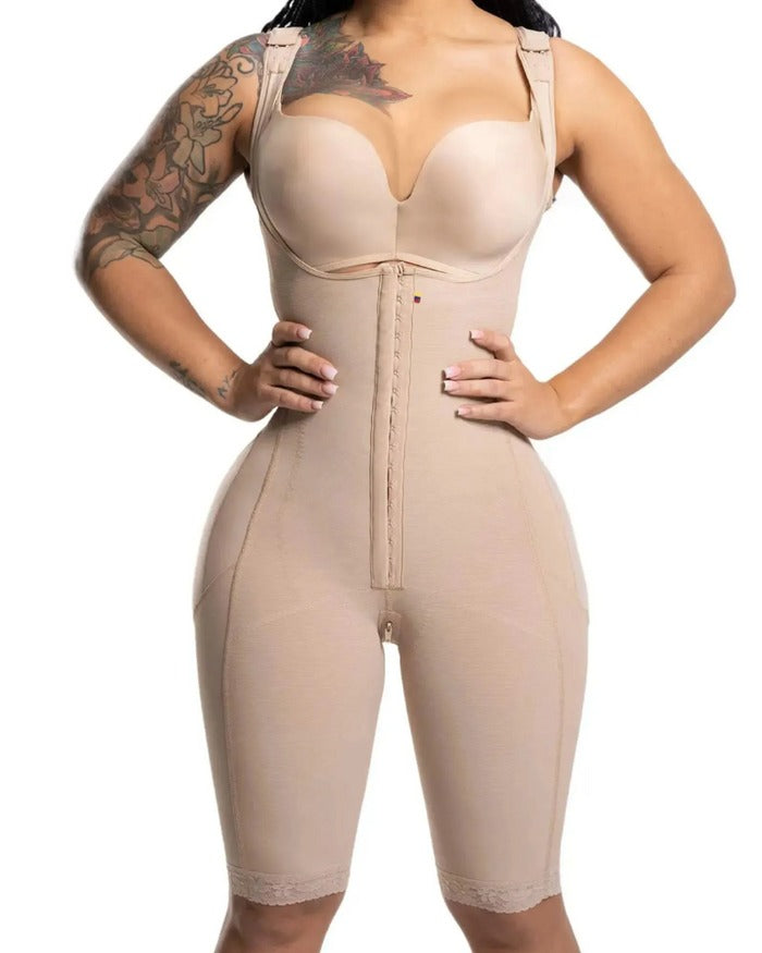 Shapshe® Open Bust Shapewear Tummy Control Butt Enhancer Body Shaper Fajas  - By Qivii