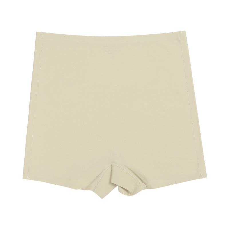 Solid Elastic Seamless Non-Slip Boyshorts Underwear  - By Qivii