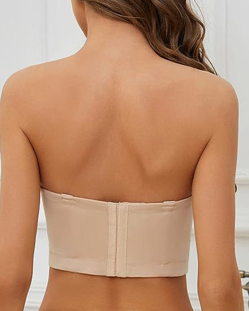 Seamless Multiway Low Back Anti Slip Push up Full Coverage Larger size Bras  - By Qivii