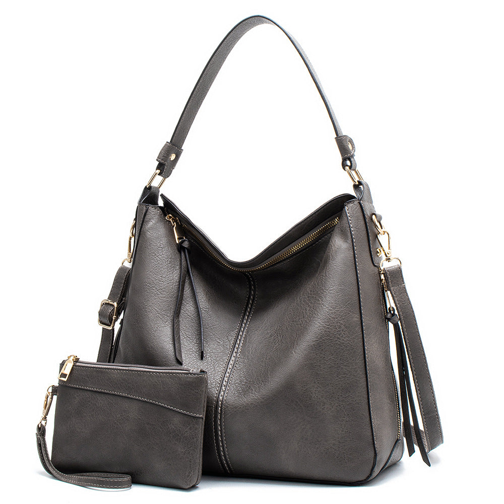 Ounamei Vegan Leather Hobo Tote Bag for Women | Large Capacity Shoulder Handbag with Adjustable Crossbody Strap