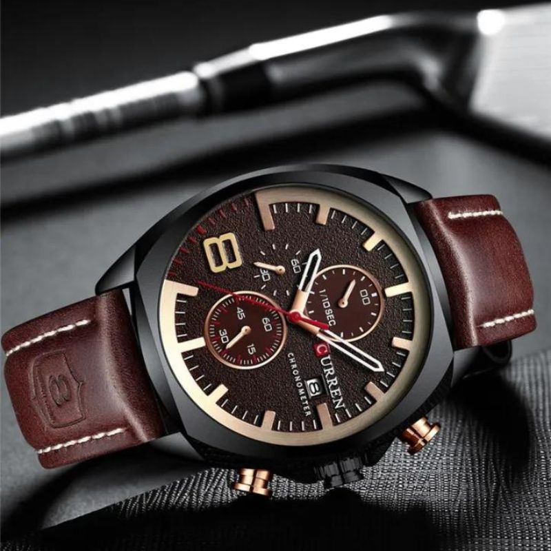 Waterdichte Militaire Chronograaf Sporthorloge  - By Qivii